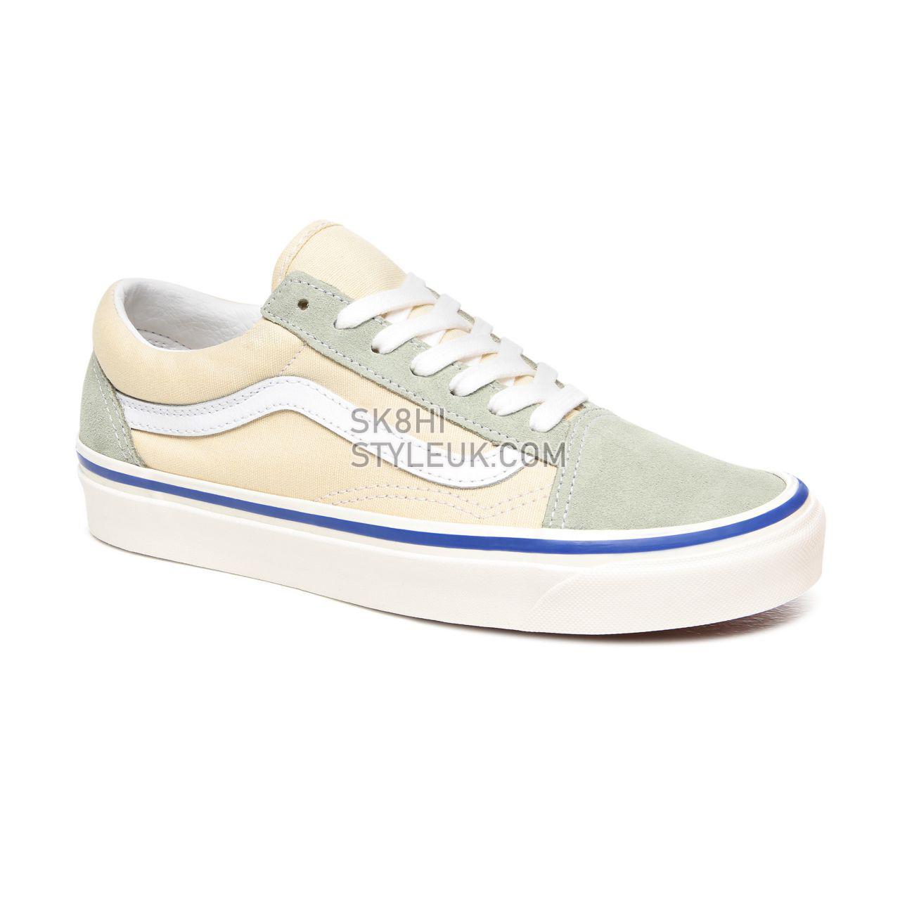 Vans Anaheim Factory Old Skool 36 DX Grey Classic Womens - (Anaheim Factory) Og Cream/Og Platinum VN0A38G2XFK Shoes