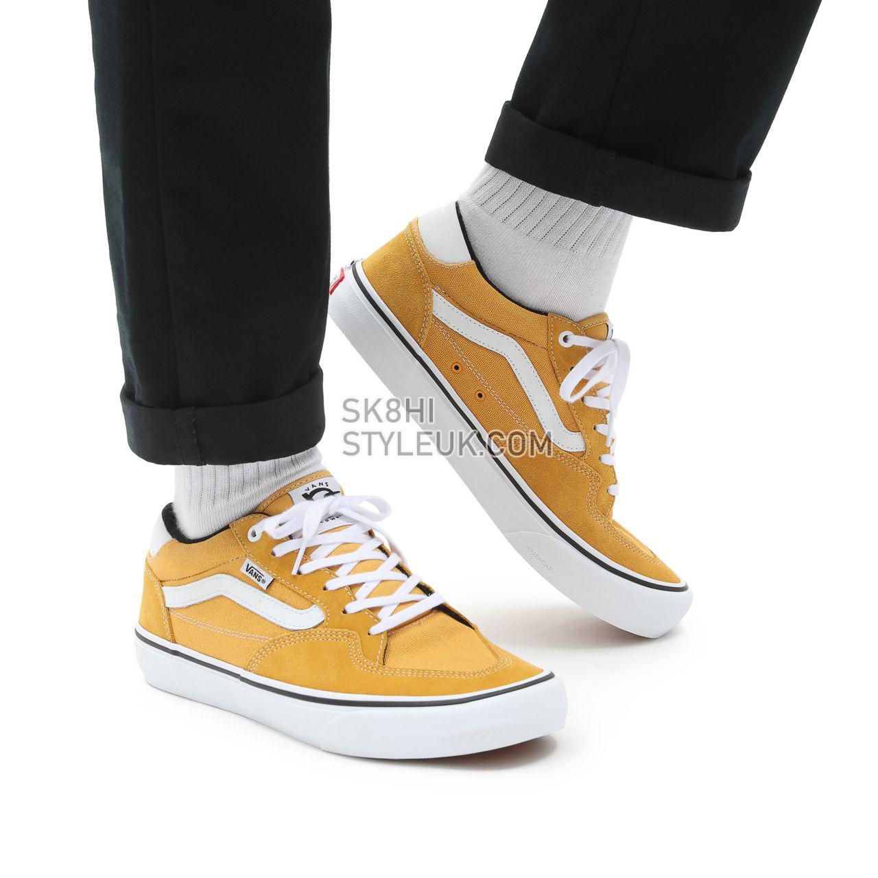 Vans Rowan Yellow Classic Mens Womens - Golden Glow VN0A5JICLSV Shoes