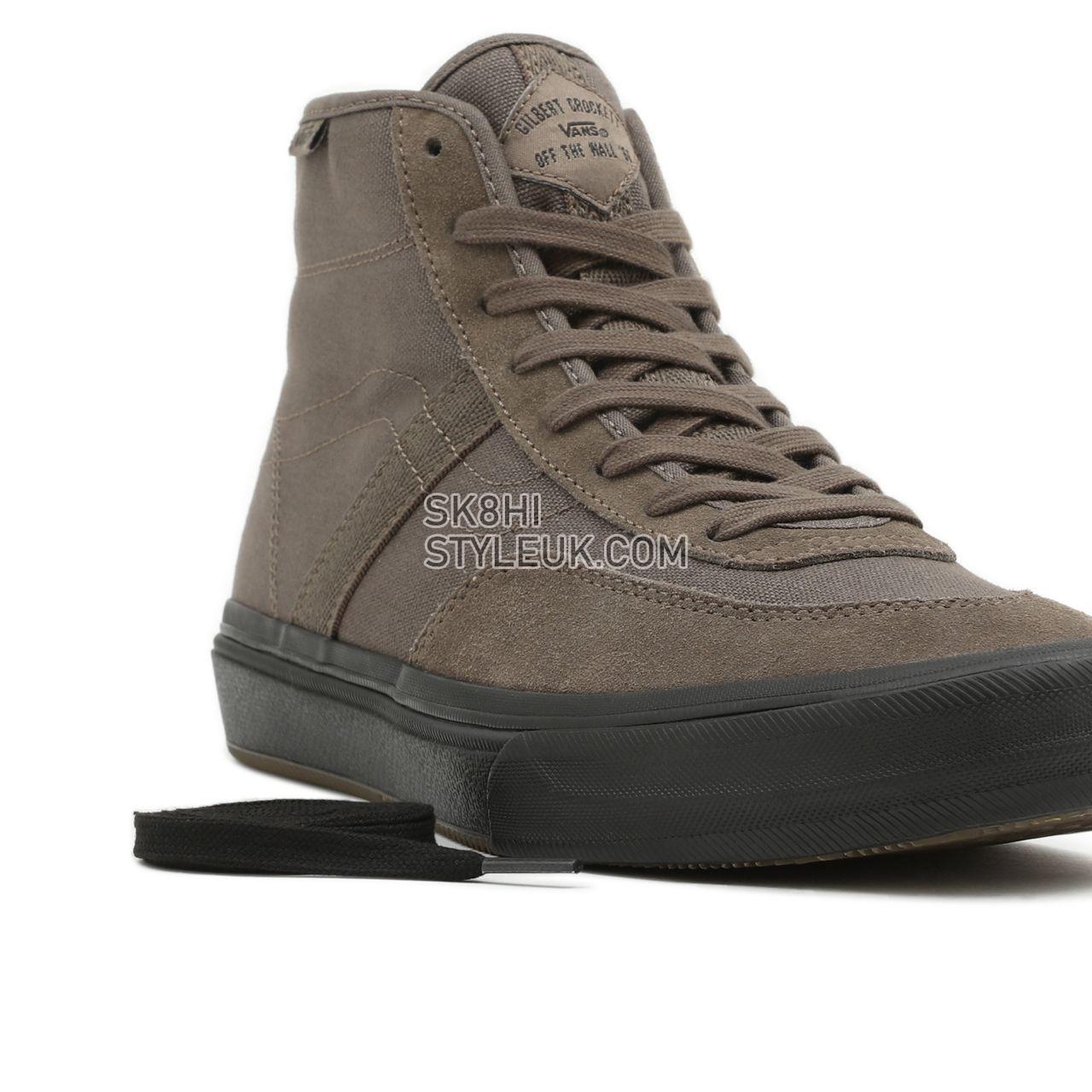 Vans x Gilbert Crockett High Skate Grey Classic Mens Womens - (Crockett) Bungee Cord/Black VN0A5JIG85C Shoes