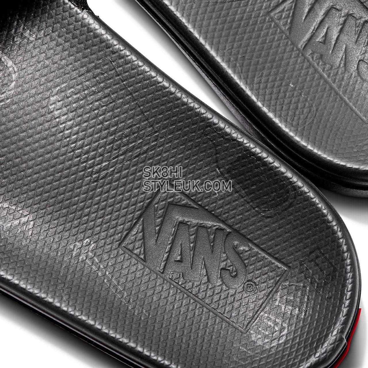 Vans x Cult La Costa Sliders Mens Womens - (Cult) Black/Grey VN0A5HF5N42 Shoes