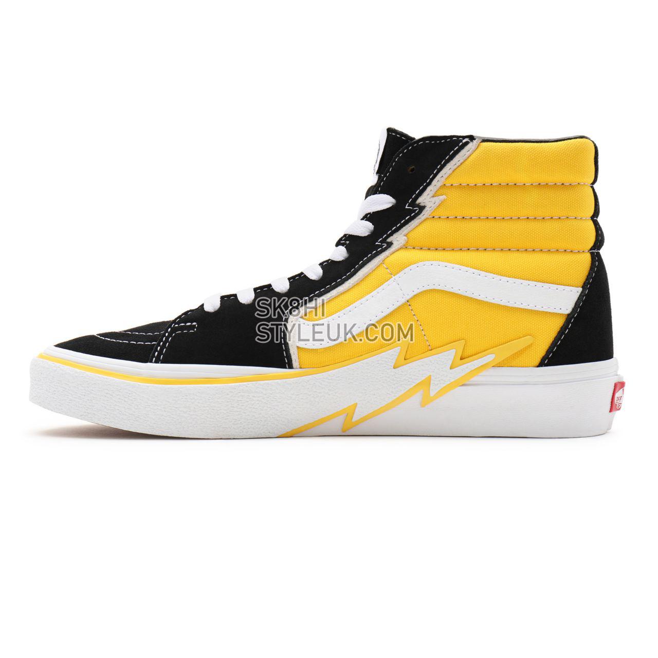 Vans Sk8-Hi Bolt Yellow Classic Mens Womens - freesia/true white VN0A5JIVA05 Shoes