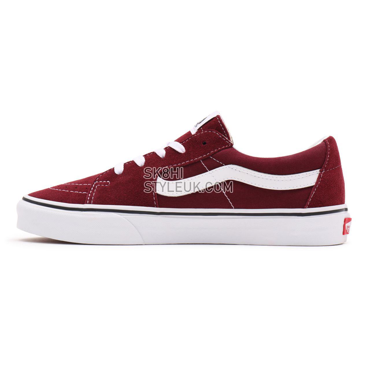 Vans Sk8-Low Red Classic Mens Womens - Port Royale/True White VN0A4UUK5U7 Shoes