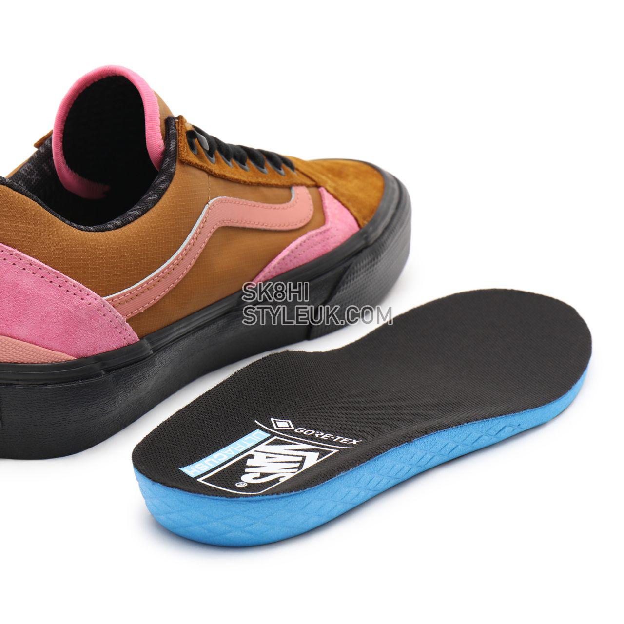 Vans Old Skool Gore-Tex Brown Classic Mens Womens - (Gore-Tex) golden brown/black VN0A4V9W9XS Shoes