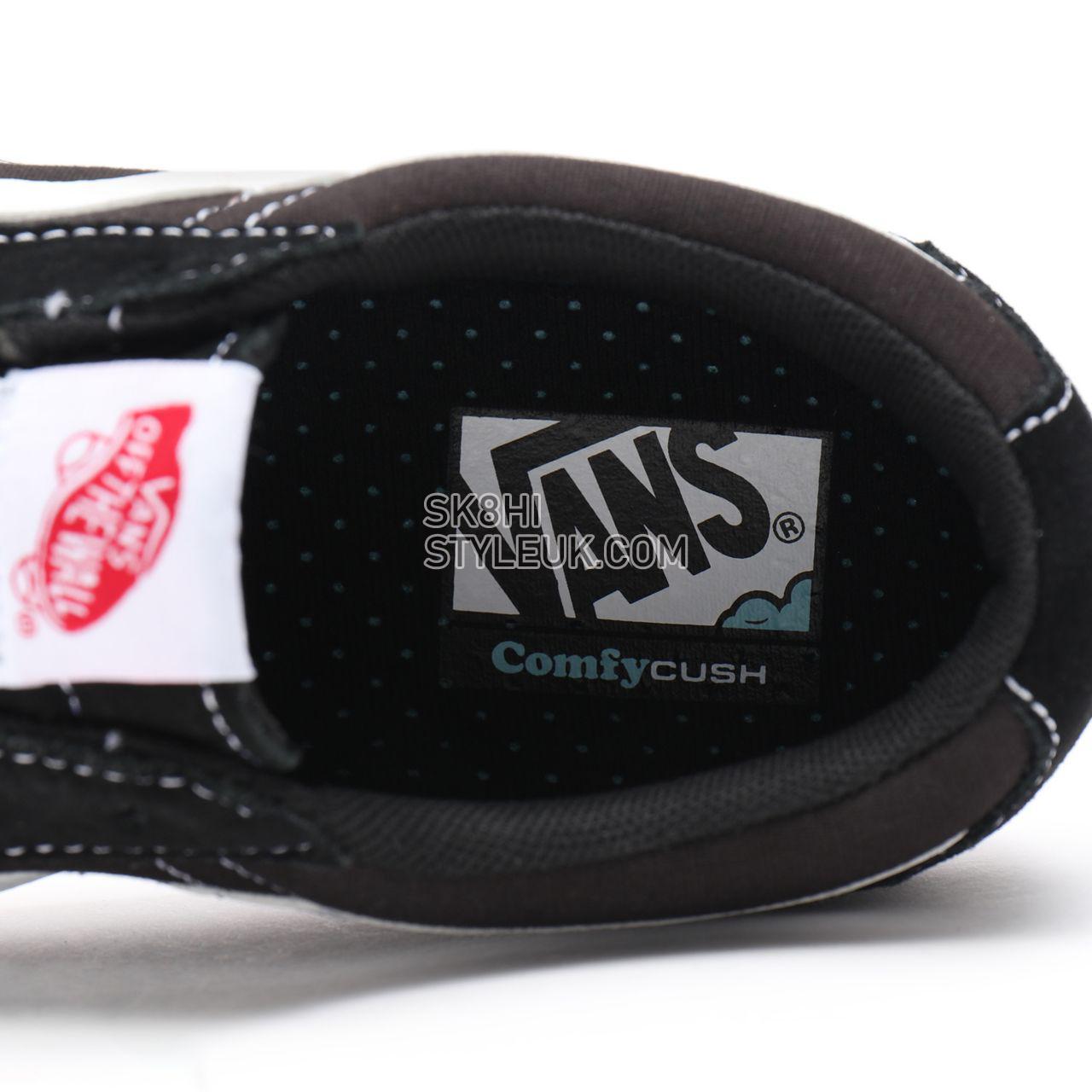 Vans Classic ComfyCush Sk8-Low Black Classic Mens Womens - (Classic) black/true white VN0A4UVCVNE Shoes