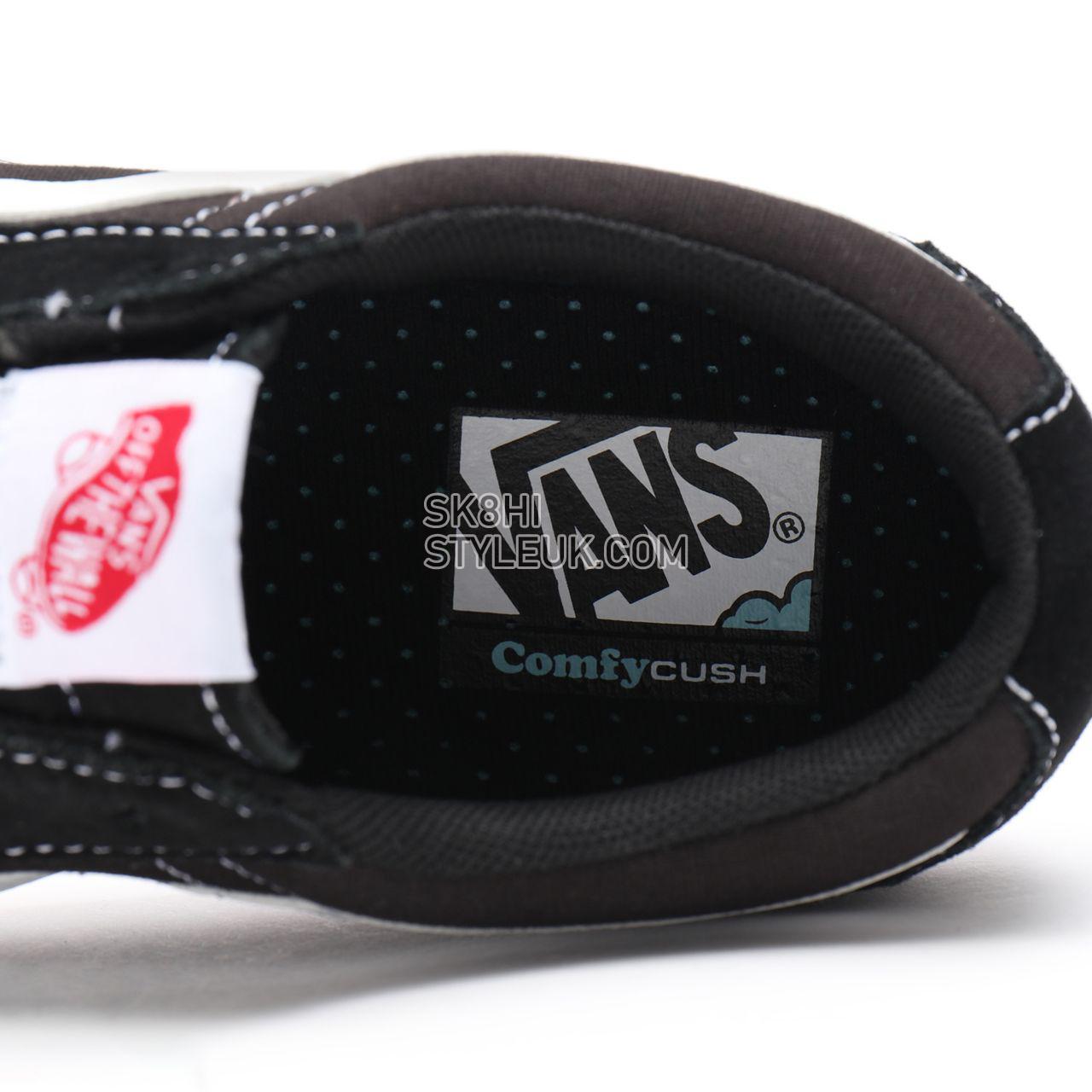 Vans Classic ComfyCush Sk8-Low Black Classic Mens Womens - (Classic) black/true white VN0A4UVCVNE Shoes