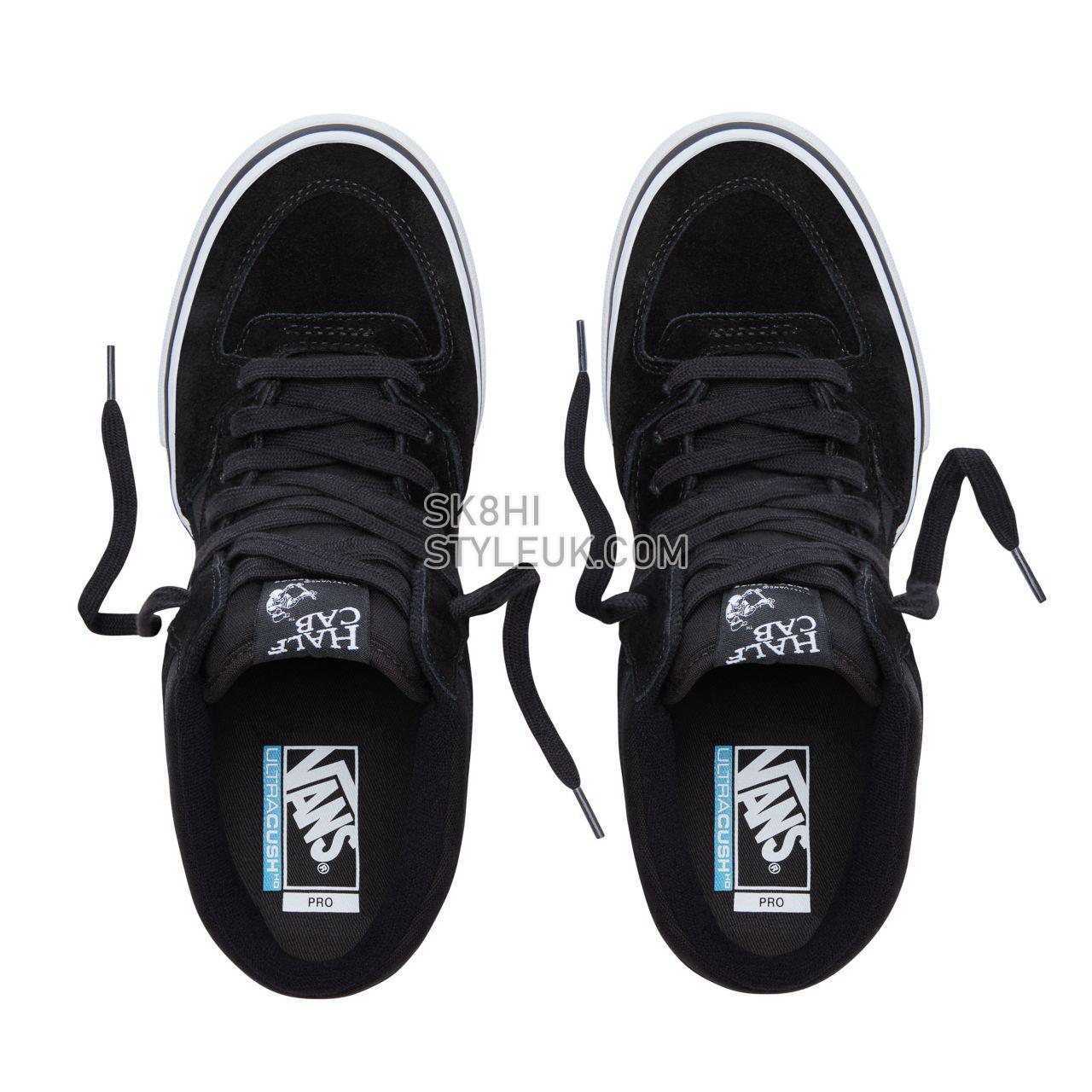 Vans Half Cab Pro Classic Mens Womens - Black/White VN0A38CPB8C Shoes