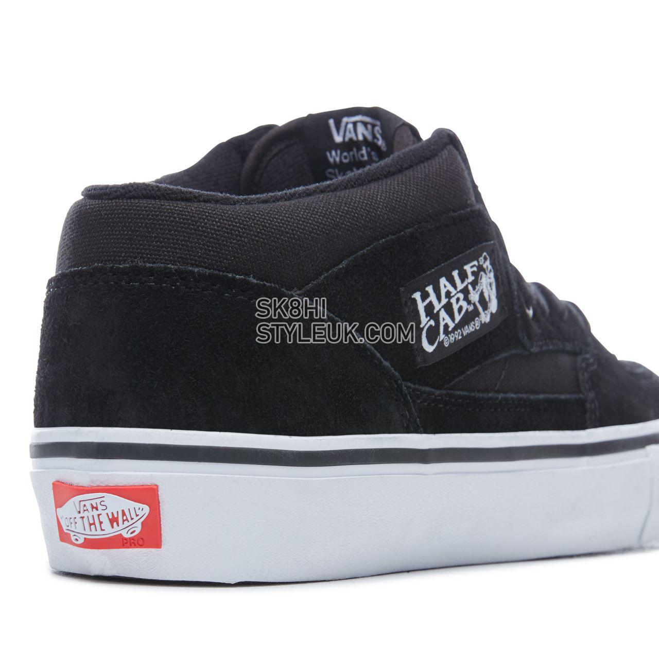 Vans Half Cab Pro Classic Mens Womens - Black/White VN0A38CPB8C Shoes