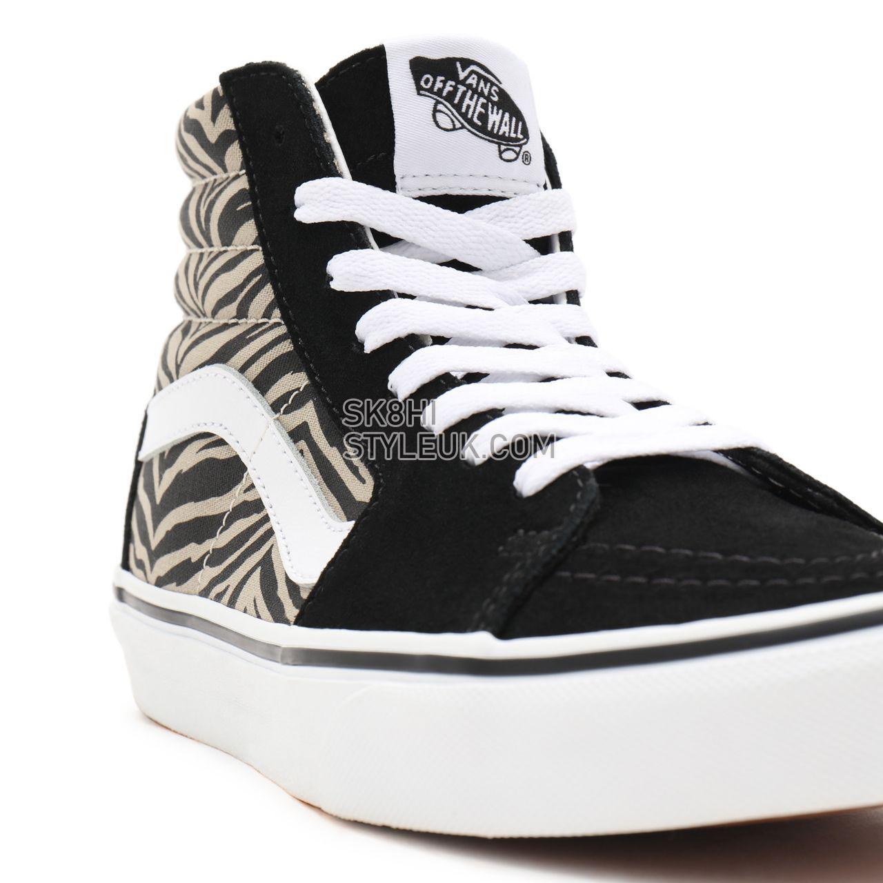 Vans Safari Multi Sk8-Hi Black Classic Womens - (Safari Multi) mix/true white VN0A32QG9XB Shoes