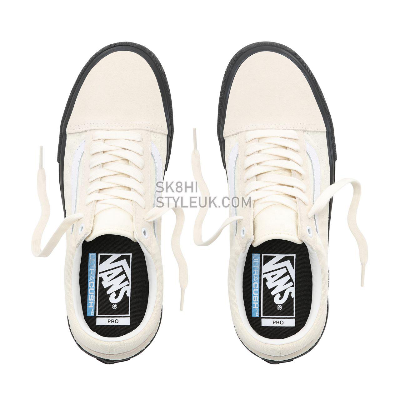 Vans Old Skool Pro Classic Mens Womens - Classic White/Black V00ZD4U20 Shoes