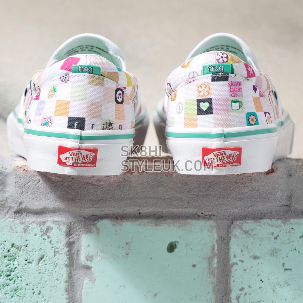 Vans x Frog Skate Slip-On Ltd Mens Womens - White/White VN0A5HF43OI Shoes
