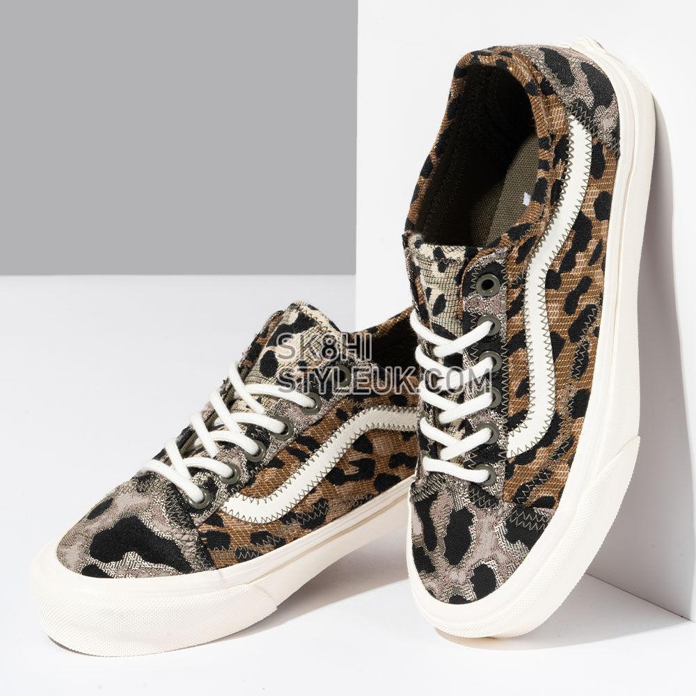 Vans Eco Theory Old Skool Tapered Mens Womens - Animal Mix Grape Leaf VN0A54F4KCZ Shoes