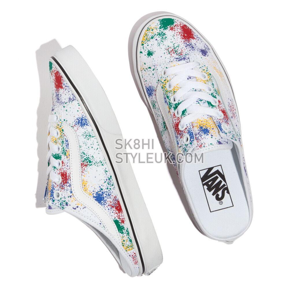 Vans Leather Style 36 Mule Mens Womens - (Overspray) White/True White VN0A7Q5YB9H Shoes