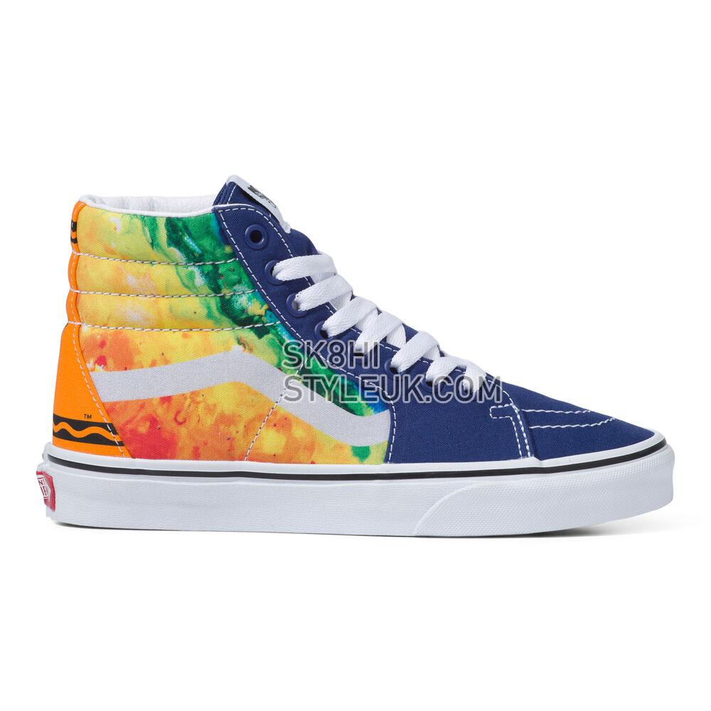 Vans Cultivate Care Sk8-Hi Mens Womens - (Crayola) Mashup Melt VN0A5JMJARS Shoes