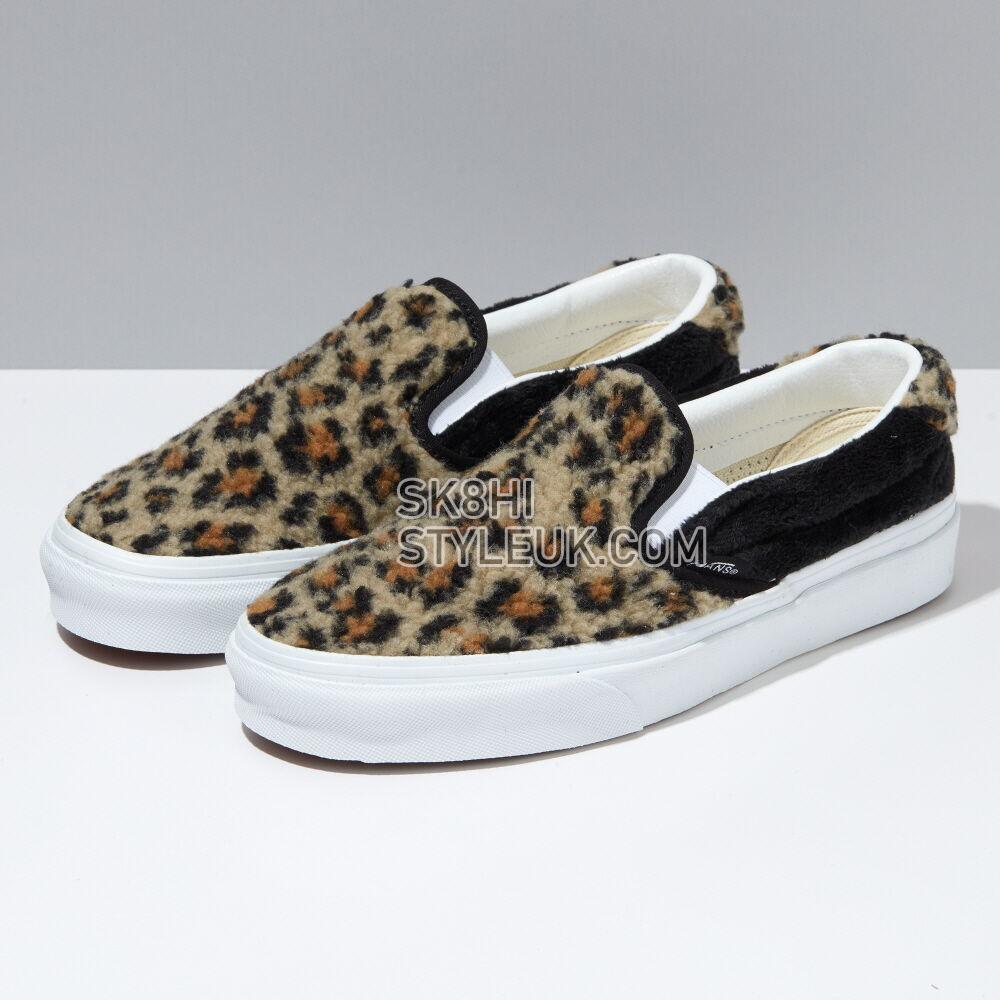 Vans Sherpa Slip-On 59 Mens Womens - (Sherpa) Leopard/Black VN0A38GU6BX Shoes
