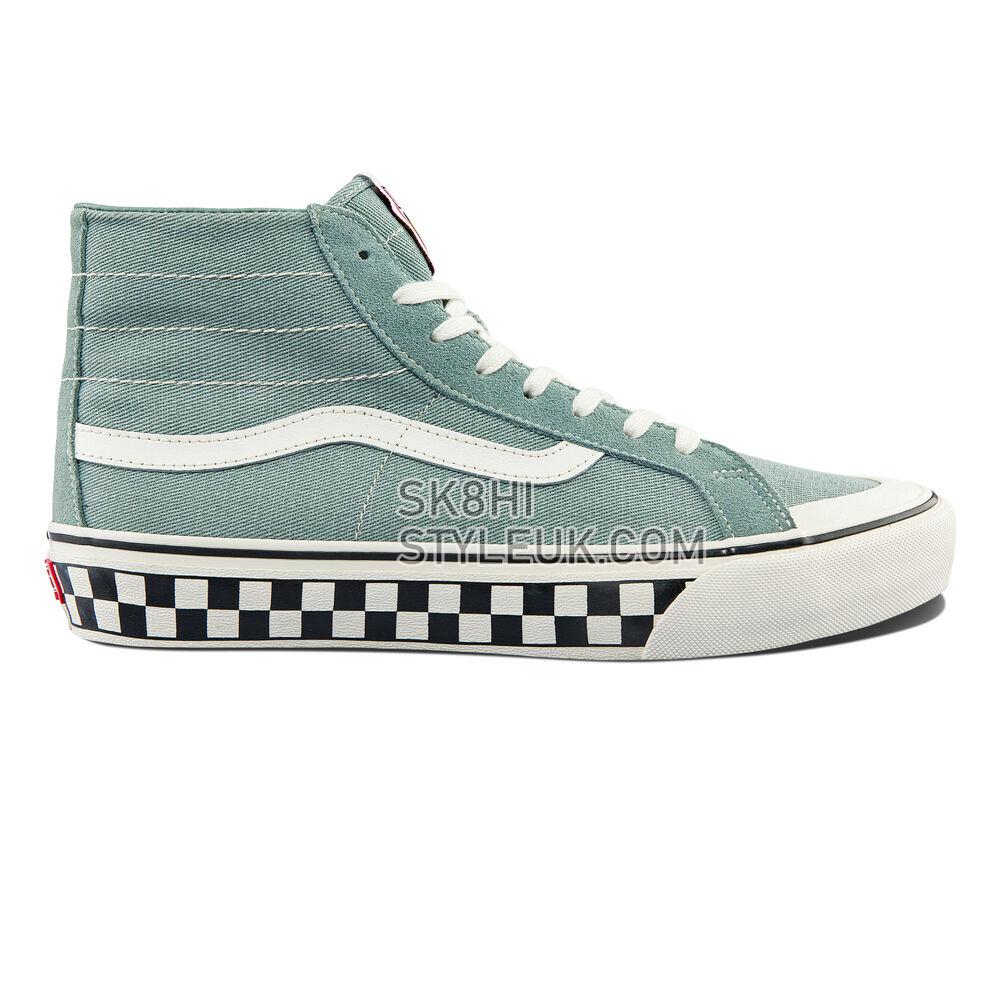 Vans Salt Wash Sk8-Hi 138 Decon SF Mens Womens - Salt Wash Green Milieu/Marshmallow VN0A4BX2B6U Shoes
