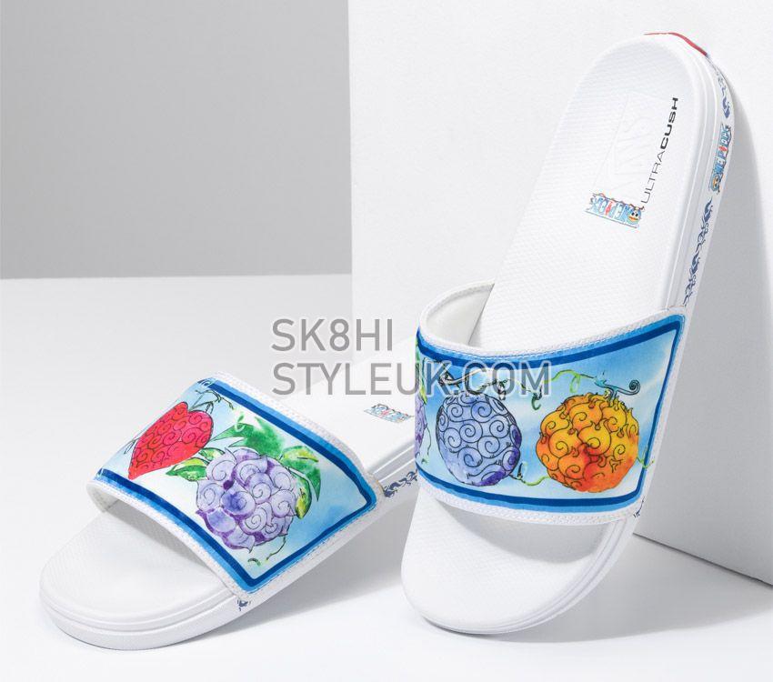 Vans X One Piece La Costa Slide-On Mens Womens - One Piece Devil Fruit True Blue VN0A5HF57WM Shoes