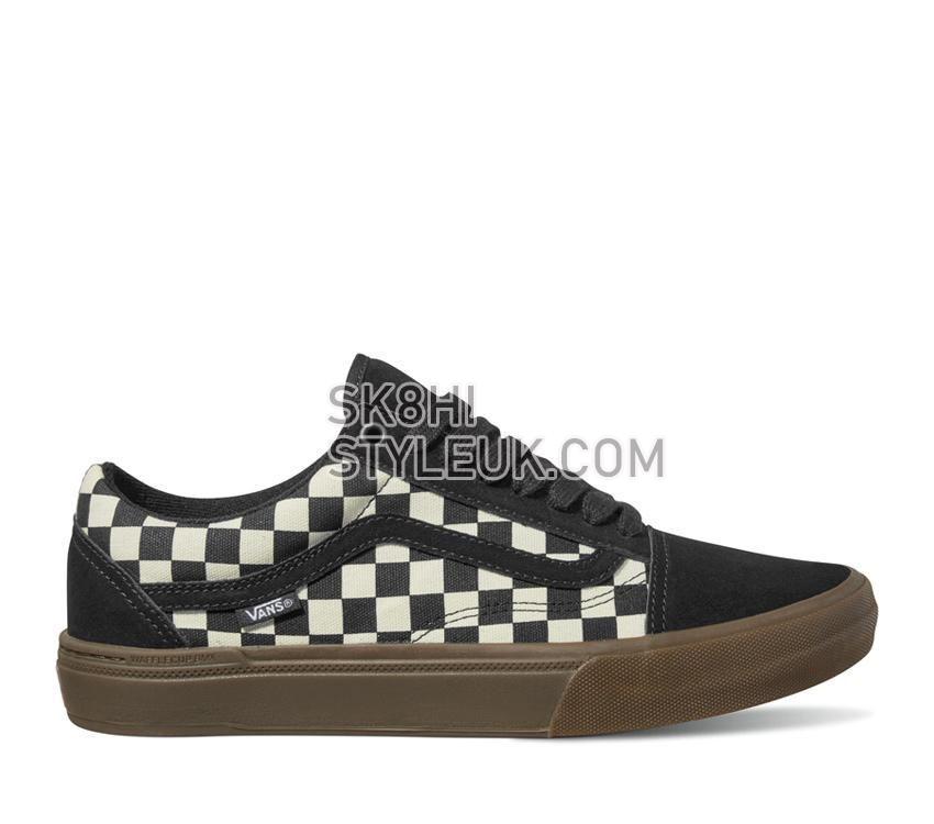 Vans Skate Old Skool Checkerboard Mens Womens - Checkerboard Black/Dark Gum VN0005UZ39L Shoes