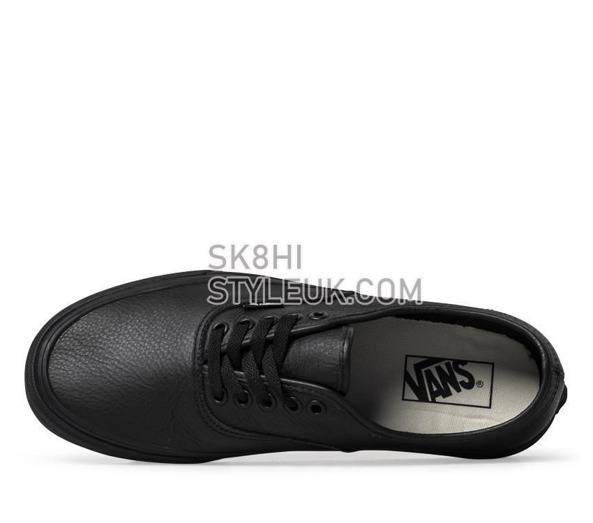 Vans Authentic Mens Womens - (Leather) black/black VN000JRAL3B Shoes