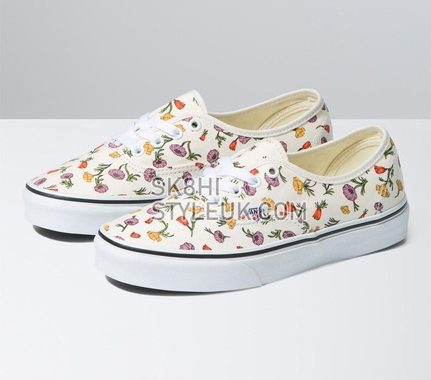 Vans Authentic Mens Womens - Poppy Floral Cream VN0A5JMPCRM Shoes