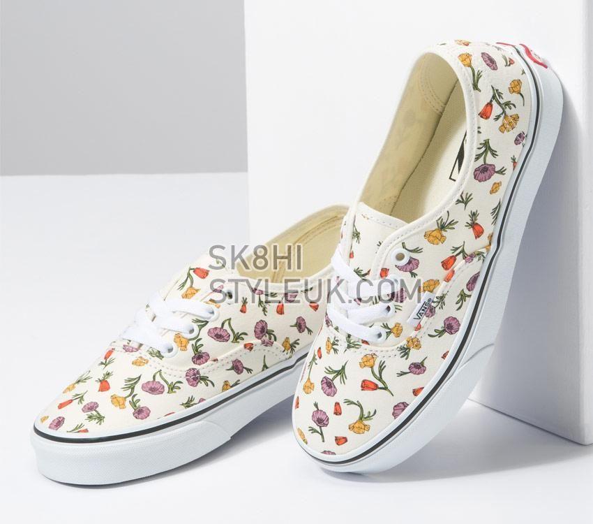 Vans Authentic Mens Womens - Poppy Floral Cream VN0A5JMPCRM Shoes