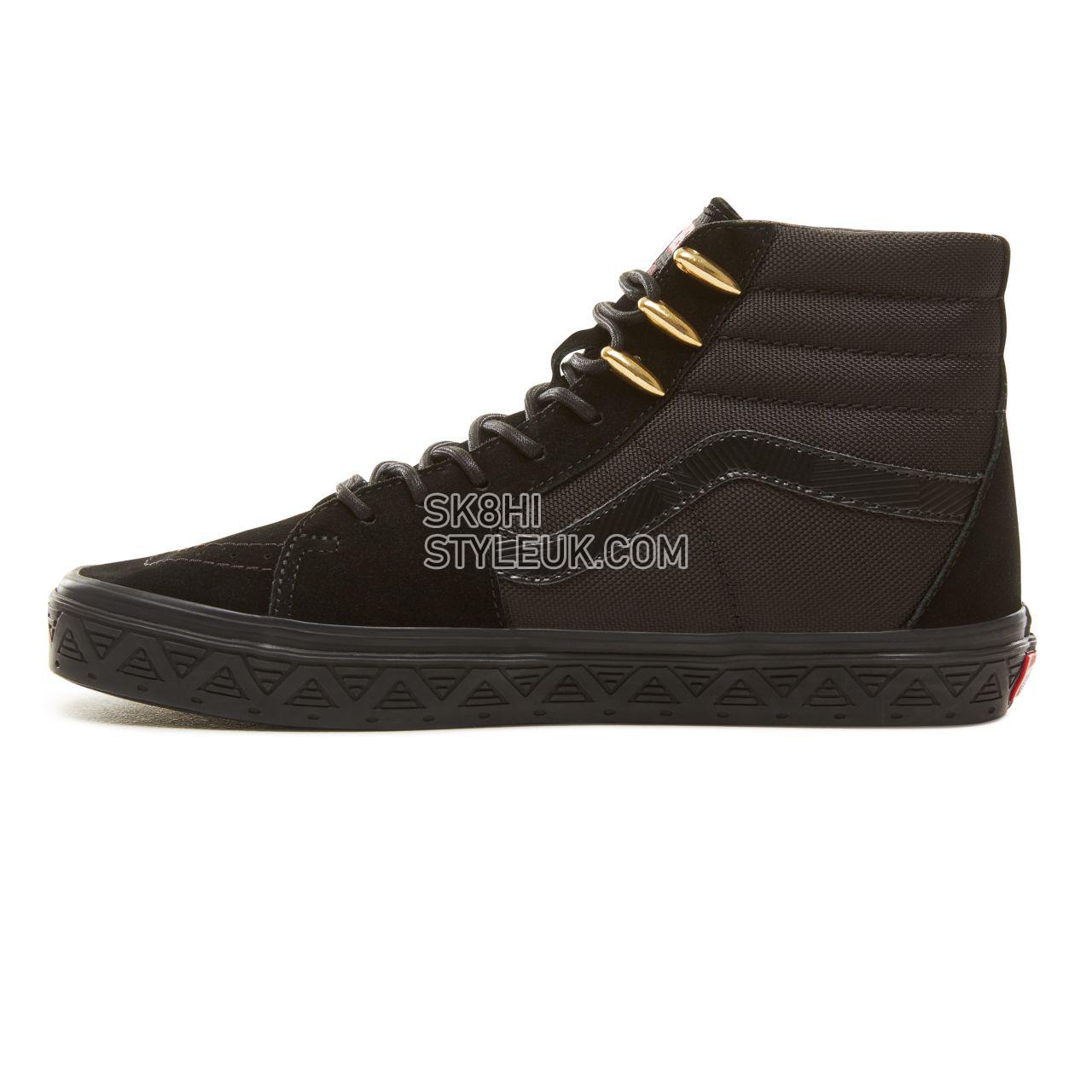 Vans X Marvel SK8-Hi Classic Mens Womens - (Marvel) Black Panther/Black VA38GEUBH Shoes