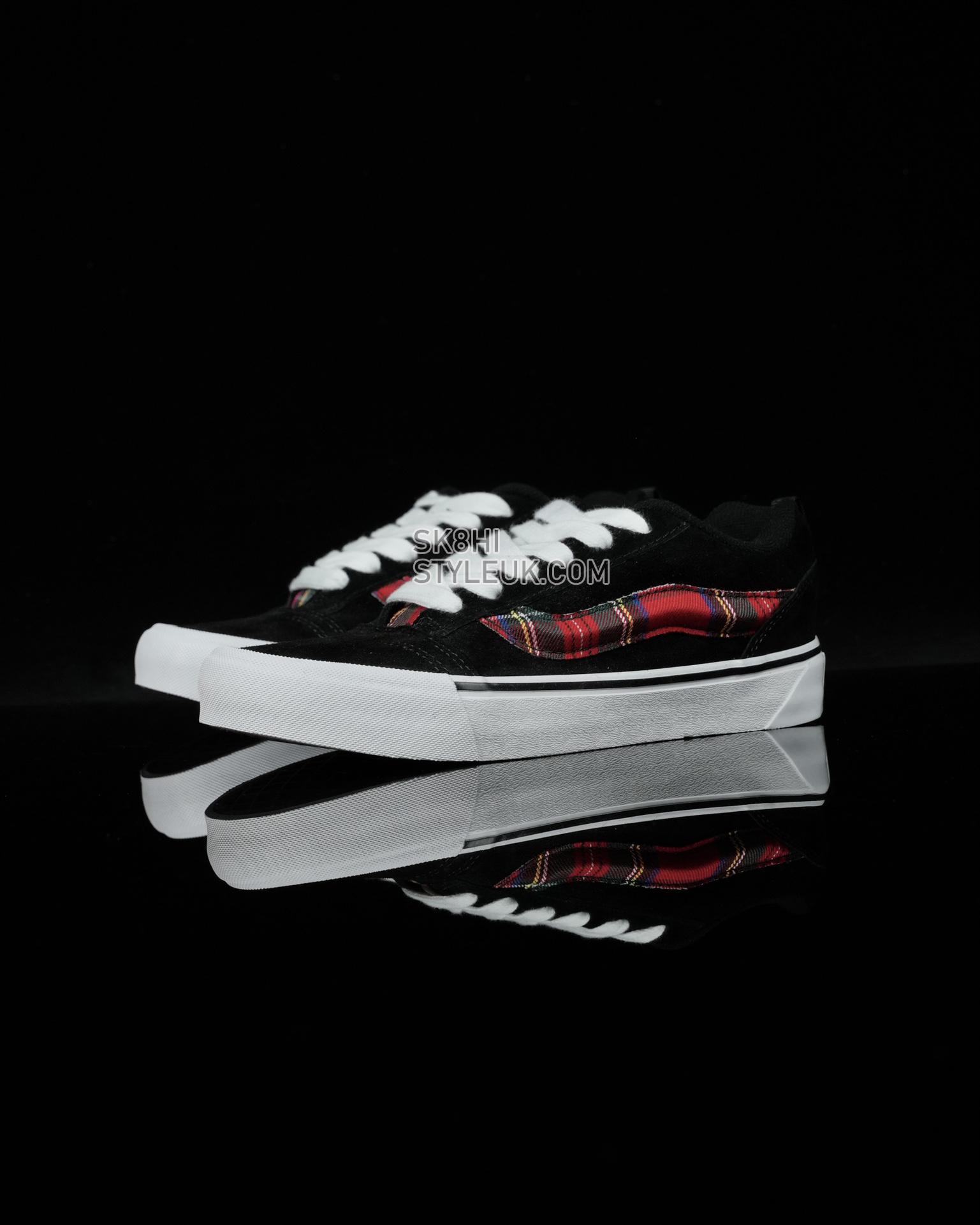 Vans Knu Skool Mens Womens - Rave Plaid Black/Plaid VN0009QC3M5 Shoes