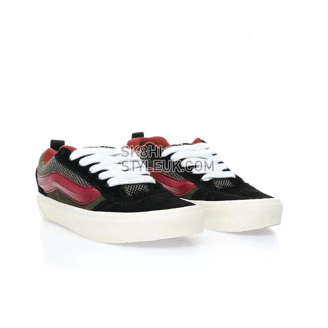 Vans Knu Skool VLT LX Devils Details Mens Womens - Kalamata/Black/Red VN0007QDBXV Shoes