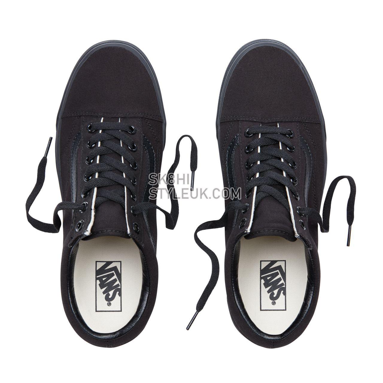 Vans Old Skool Classic Mens Womens - Black VN000D3HBKA Shoes