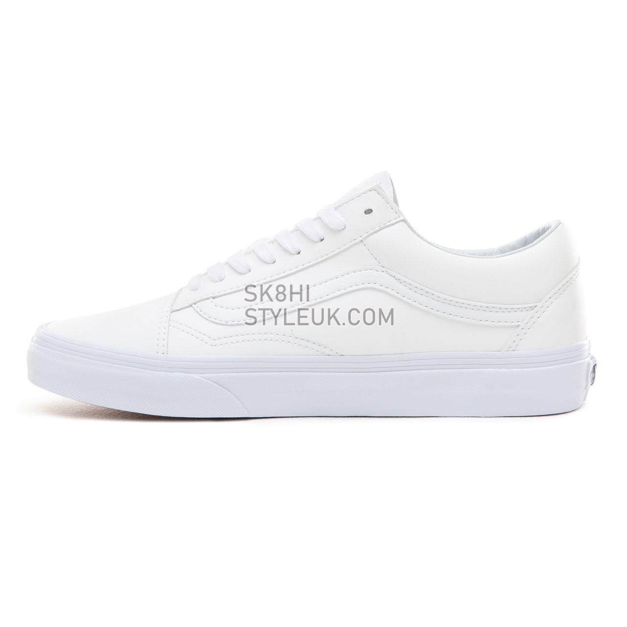 Vans Classic Tumble Old Skool Classic Mens Womens - (Classic Tumble) True White VA38G1ODJ Shoes
