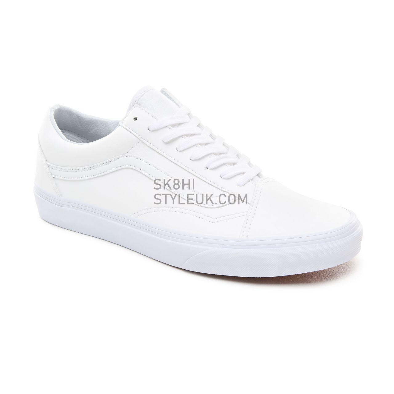 Vans Classic Tumble Old Skool Classic Mens Womens - (Classic Tumble) True White VA38G1ODJ Shoes