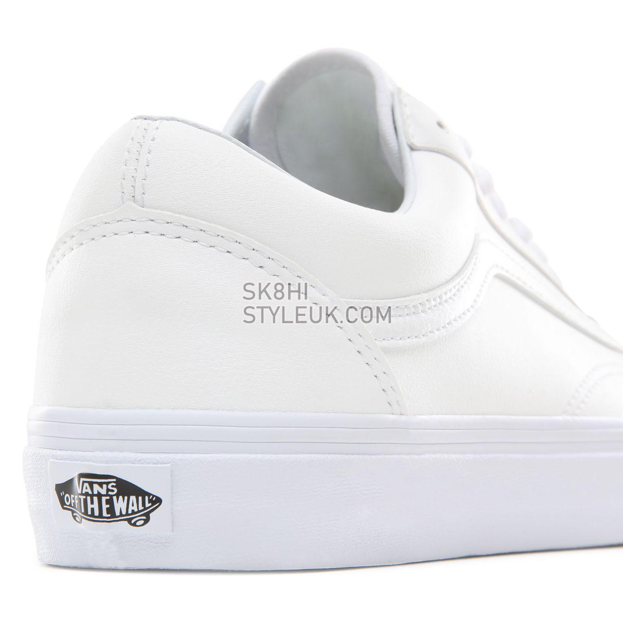 Vans Classic Tumble Old Skool Classic Mens Womens - (Classic Tumble) True White VA38G1ODJ Shoes
