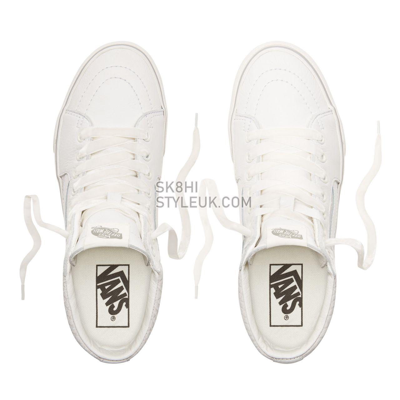 Vans Leather Sk8-Hi Platform 2.0 Classic Womens - (Leather) Snake/White VN0A3TKNUPK Shoes
