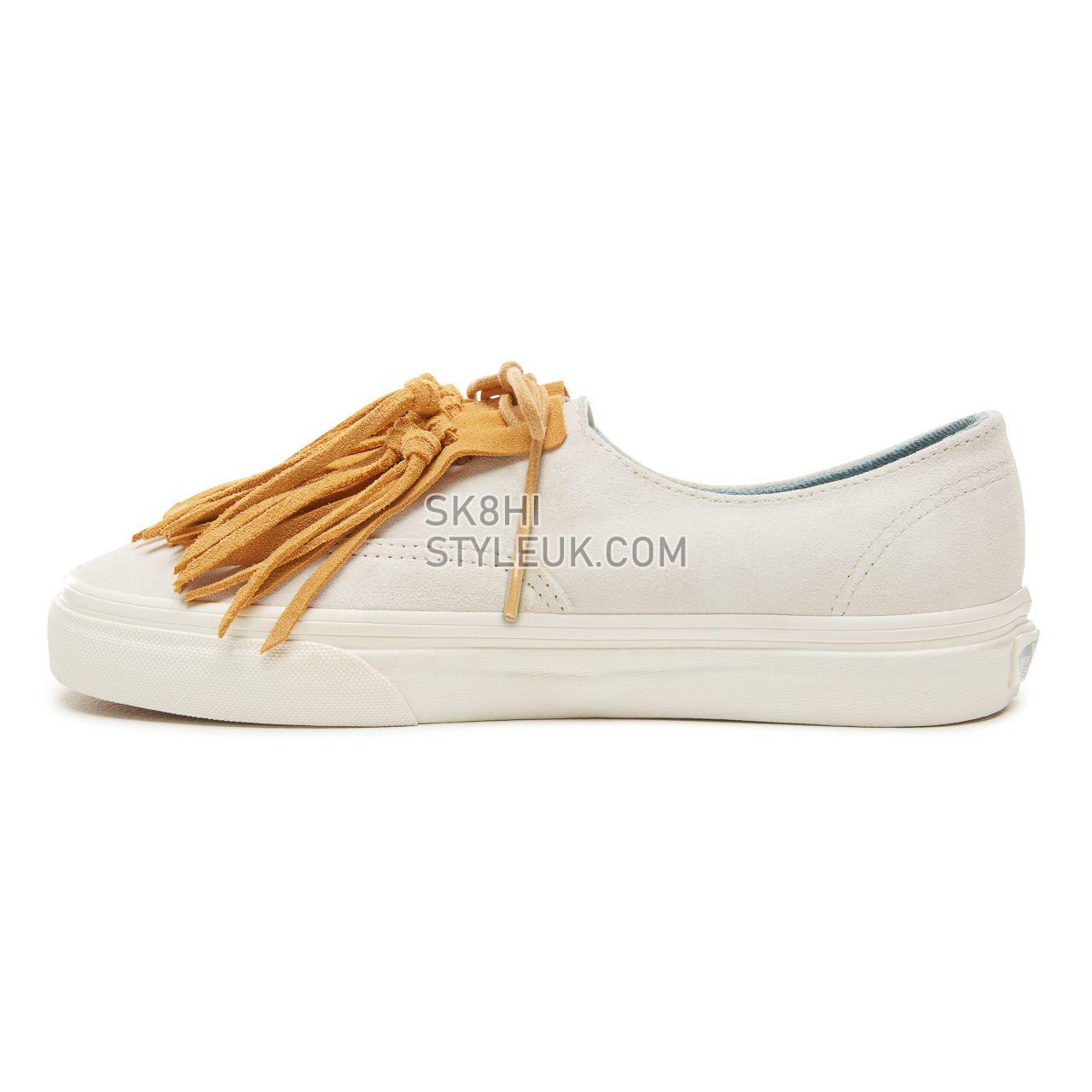 Vans Suede  Authentic Fringe Classic Womens - Snow White/Snow White VA3TK7U6E Shoes