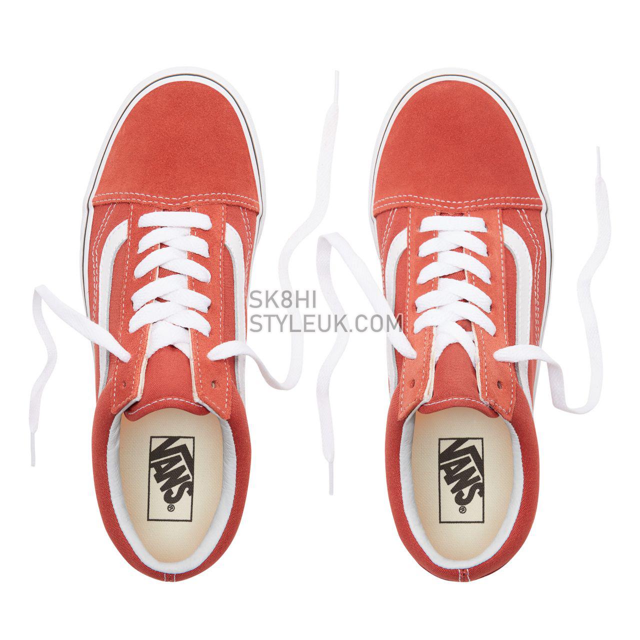 Vans Old Skool Classic Womens - Hot Sauce/True White VN0A38G1UKZ Shoes