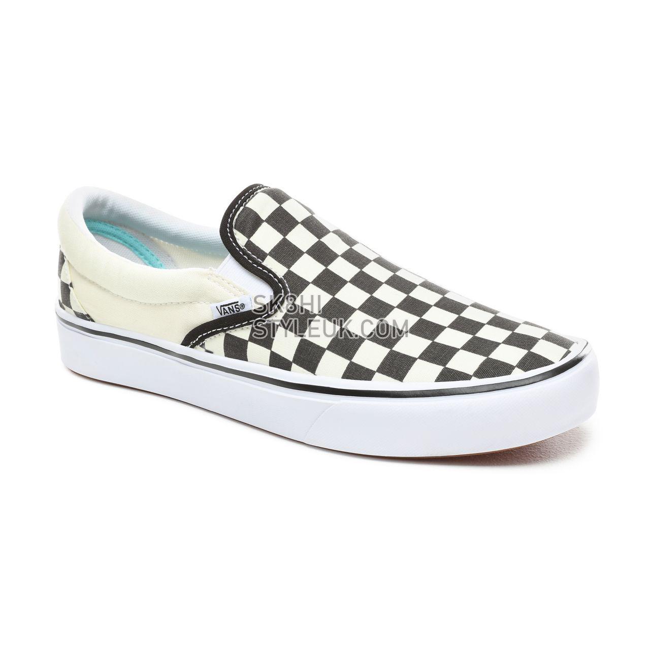 Vans Comfycush Slip-On Classic Mens Womens - (Classic) Checkerboard VN0A3WMDVO4 Shoes