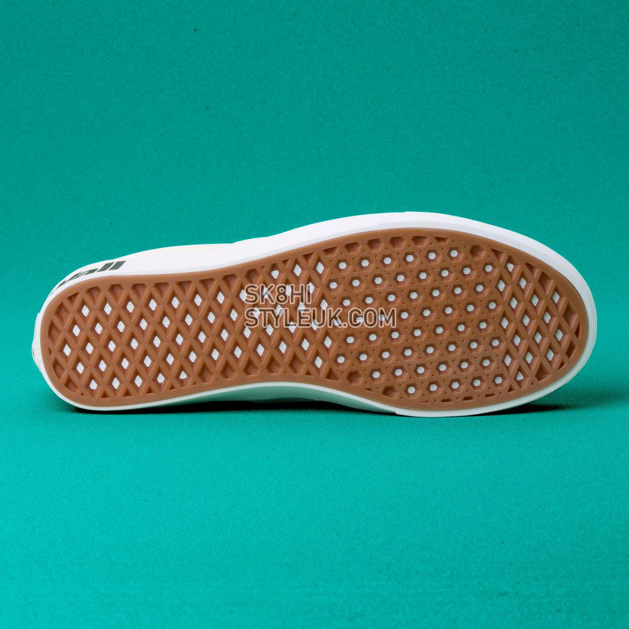 Vans Distort Comfycush Slip-On Classic Mens Womens - (Distort) Blanc/Black VN0A3WMDVX7 Shoes