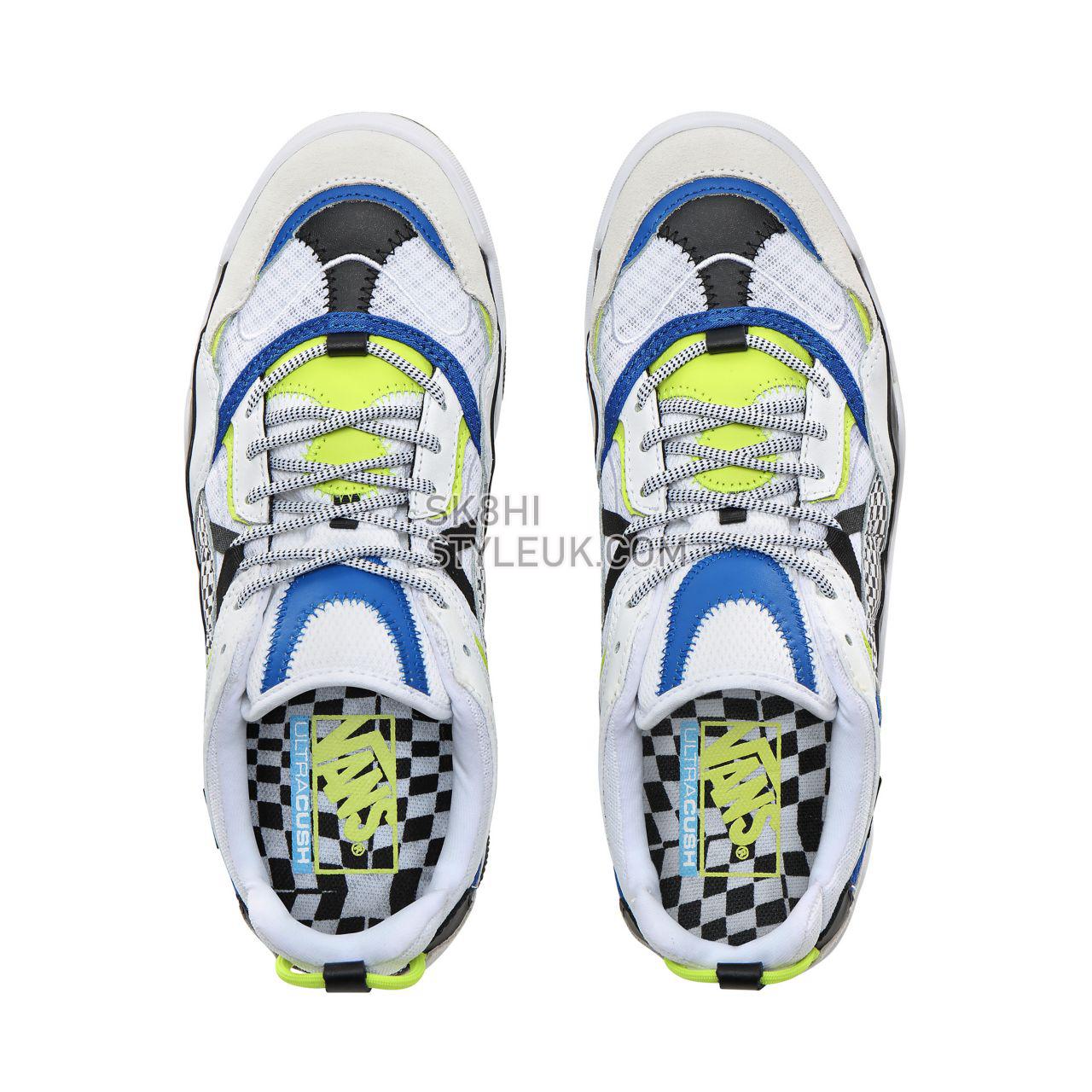 Vans Distort Check Varix WC Classic Mens Womens - (Distort Check) True White/Black VN0A3WLNXNI Shoes