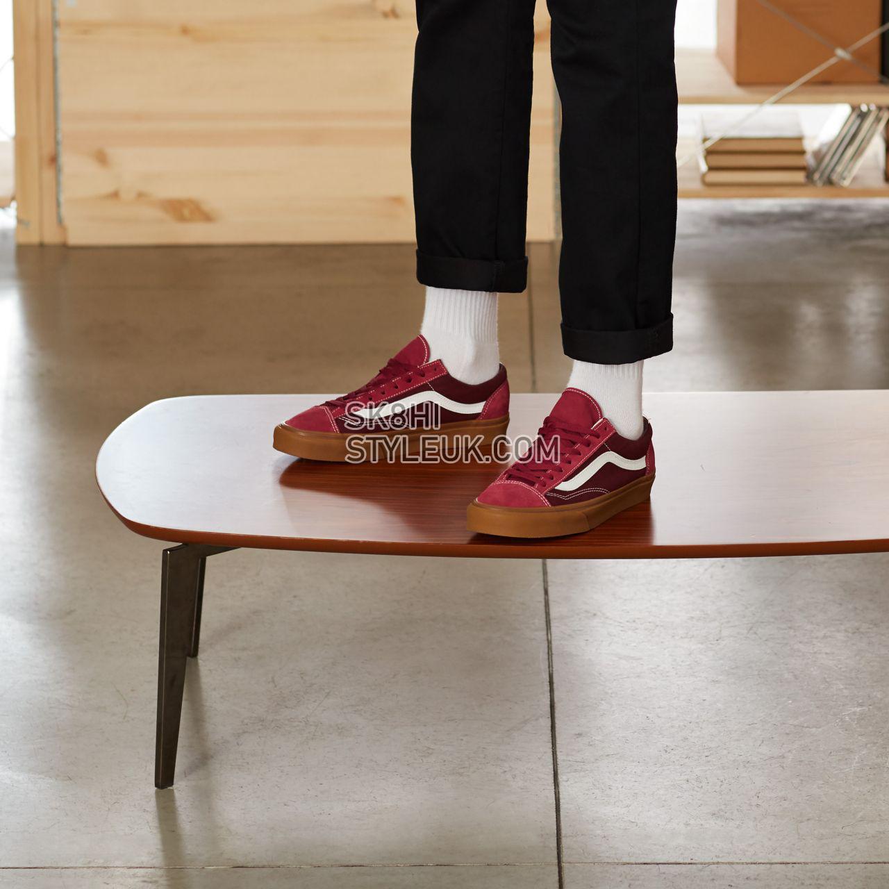 Vans Gum Style 36 Classic Mens Womens - (Gum) beet red/port royale VN0A3DZ3T65 Shoes