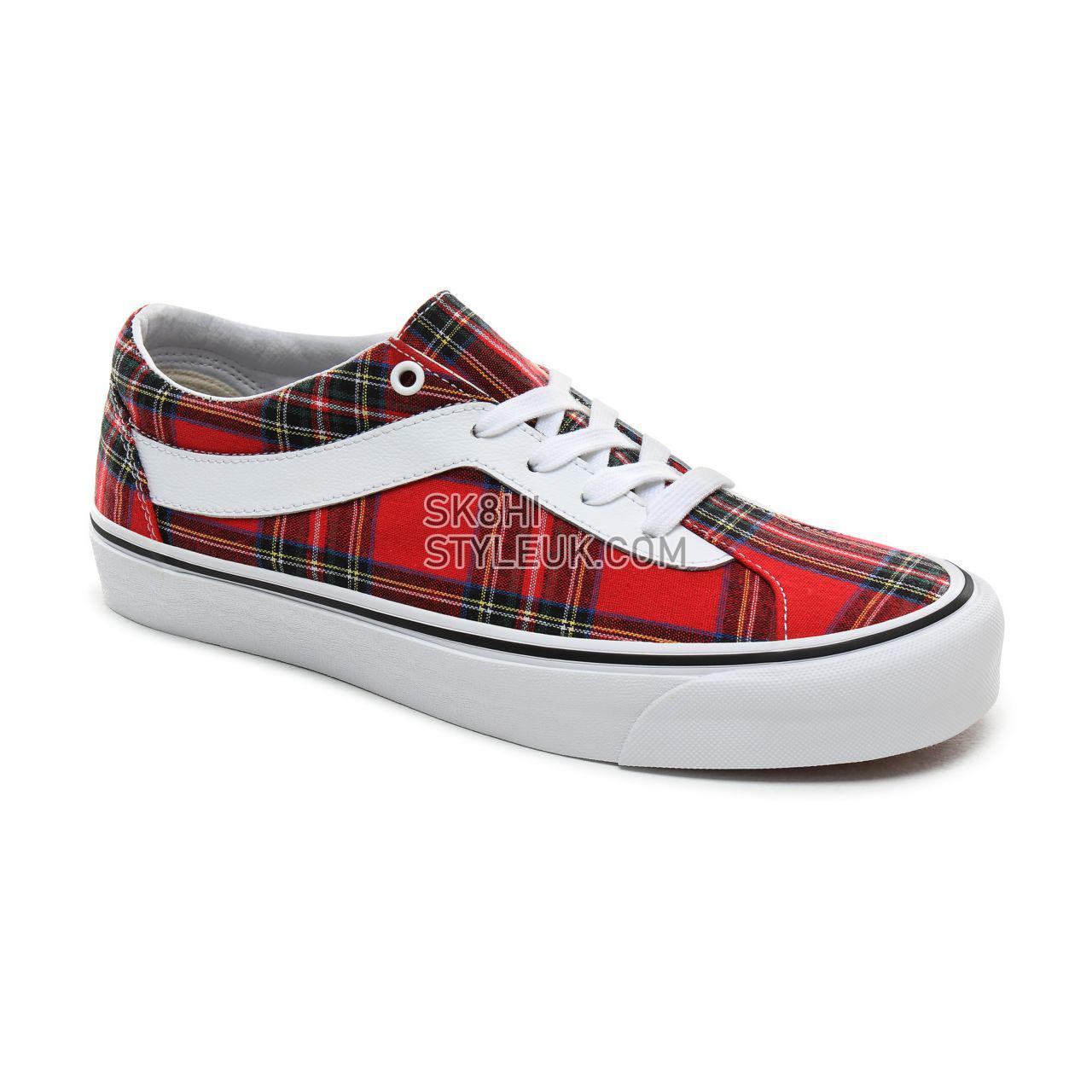 Vans Plaid Bold NI Classic Mens Womens - (Plaid) Red/True White VN0A3WLPV8C Shoes