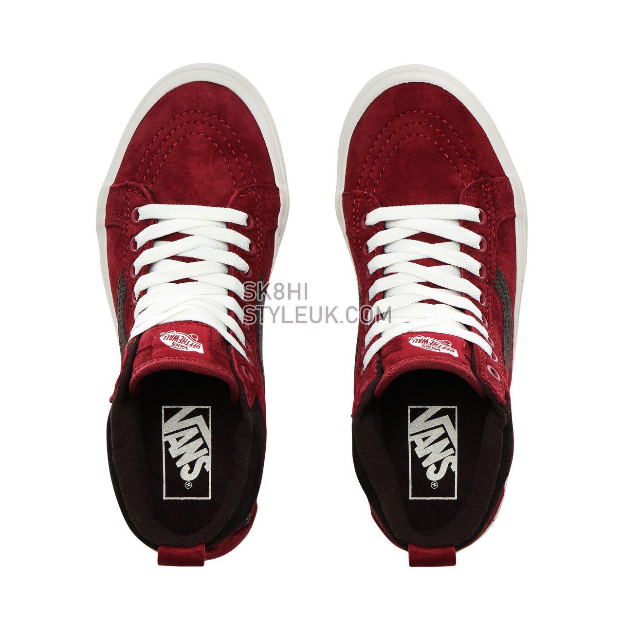 Vans Sk8-Hi MTE Classic Womens - (MTE) Biking Red/Chocolate torte VN0A4BV7XKL Shoes