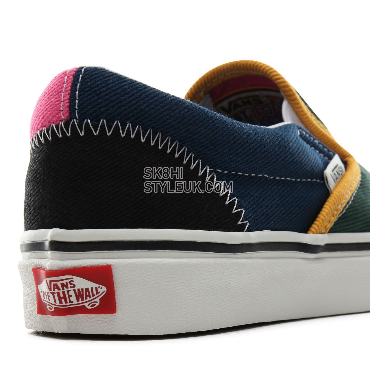 Vans Varsity Classic Slip-On Classic Womens - (Varsity) Multicolour/Blanc de blanc VN0A4BV3V9H Shoes