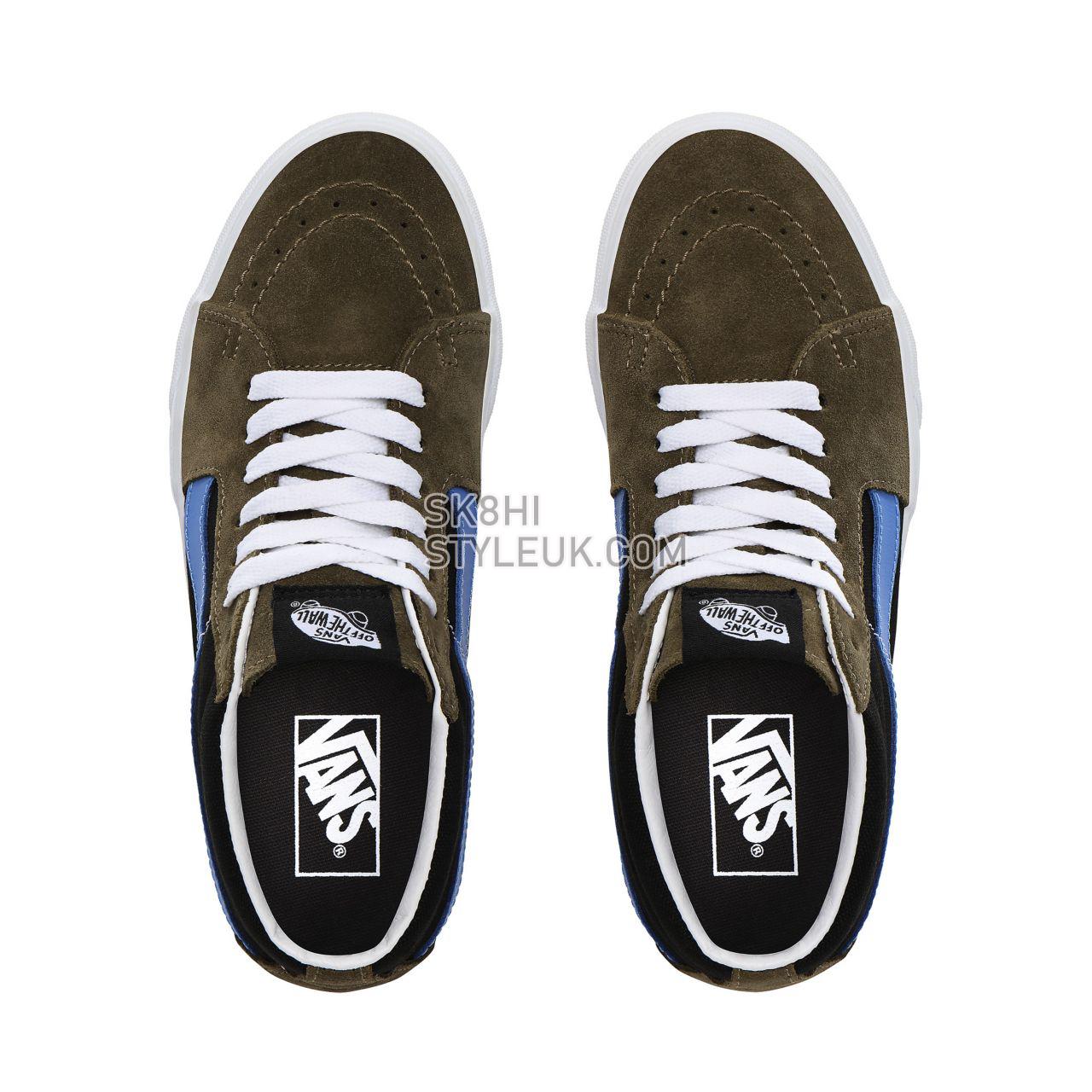 Vans Vintage Sport SK8-Mid Classic Womens - (Vintage Sport) beech/ultramarine VN0A3WM3TGQ Shoes