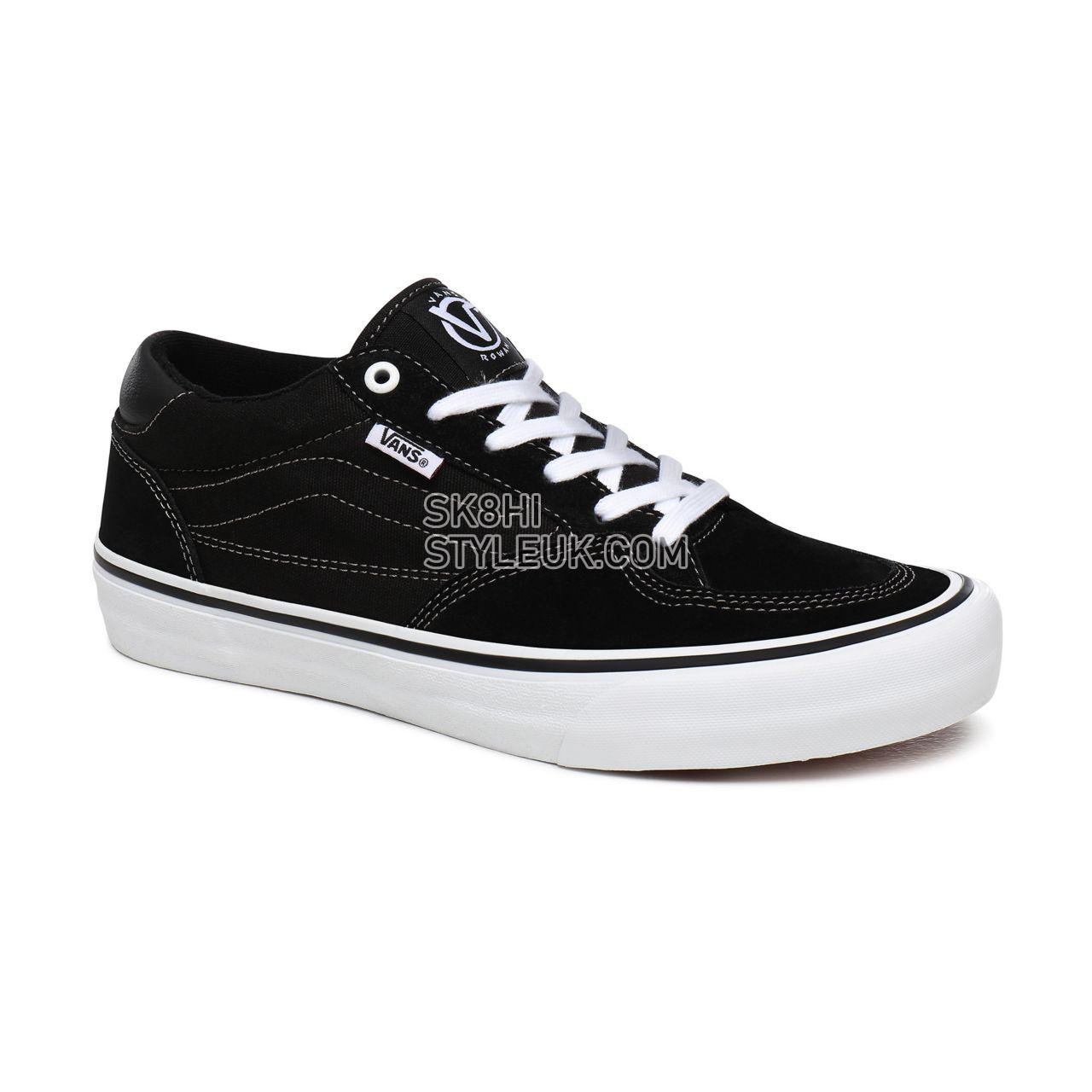 Vans Rowan Zorilla Pro Black Classic Mens Womens - Black/White VN0A4TZCY28 Shoes