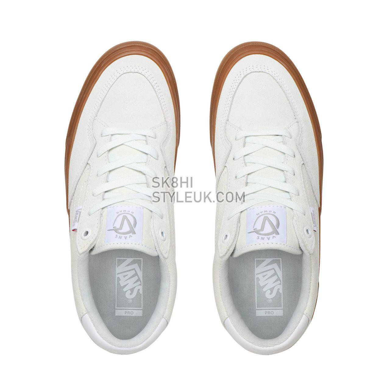 Vans Rowan Zorilla Pro White Classic Mens Womens - Pearl/Gum VN0A4TZCW8S Shoes