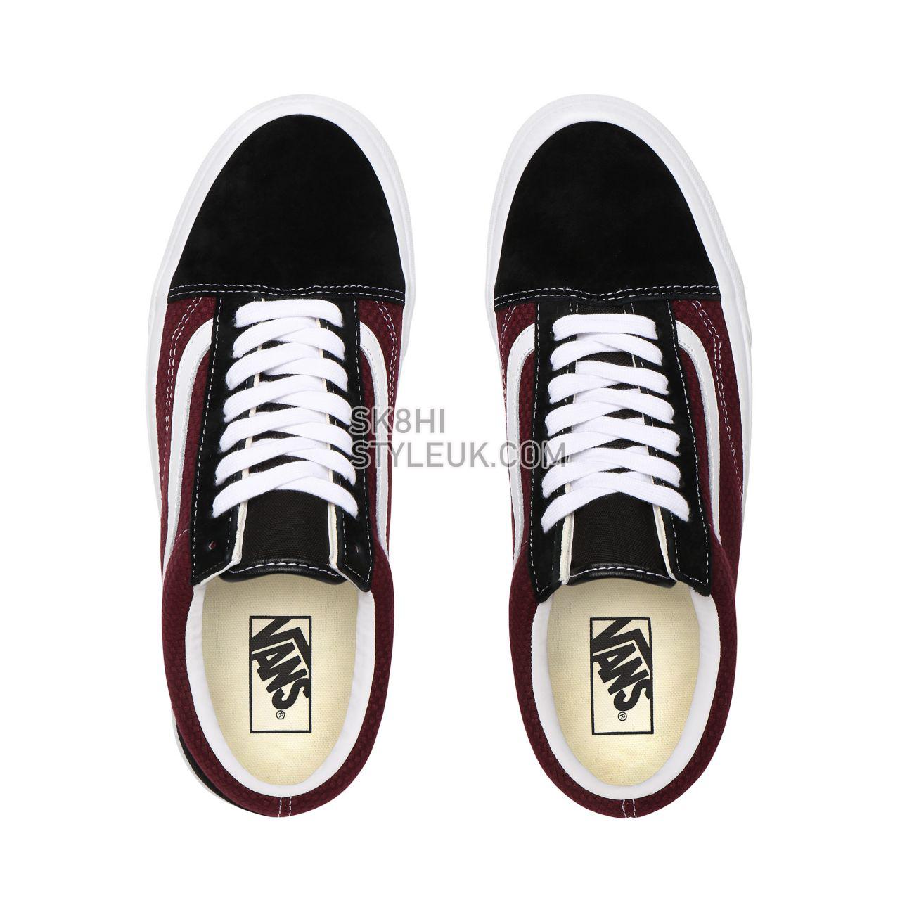 Vans P&C Old Skool Black Classic Mens Womens - (P&C) Black/Port Royale VN0A4U3BWT9 Shoes