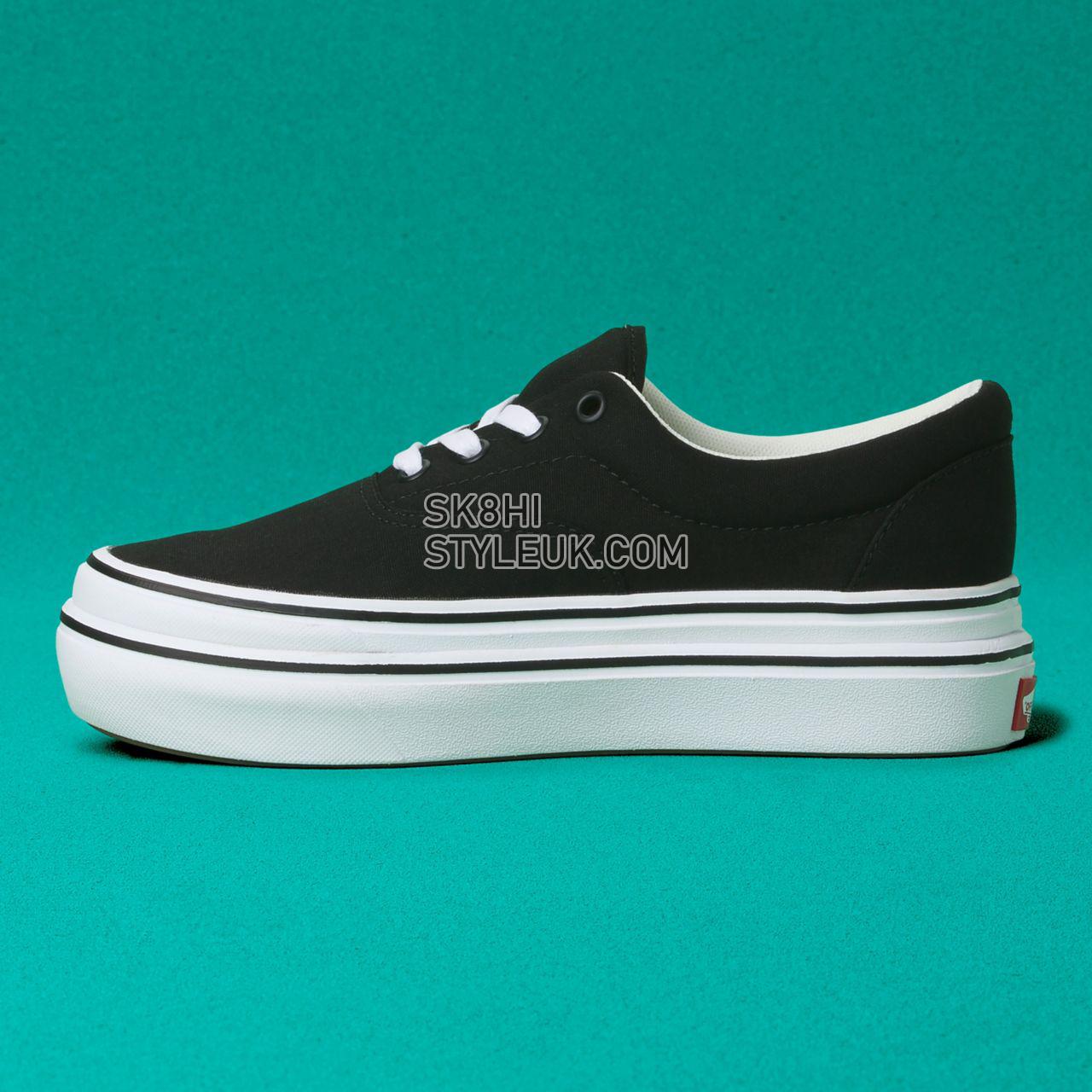 Vans Canvas Super ComfyCush Era Black Classic Womens - (Canvas) Black/True White VN0A4U1D1WX Shoes